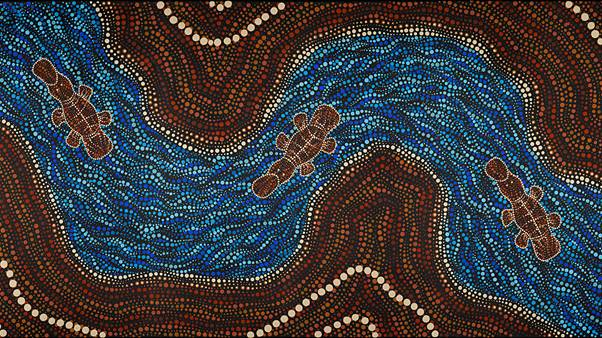 Molonglo - Original artwork by Aboriginal artist Garry Purchase